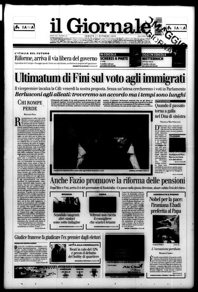 Il giornale : quotidiano del mattino